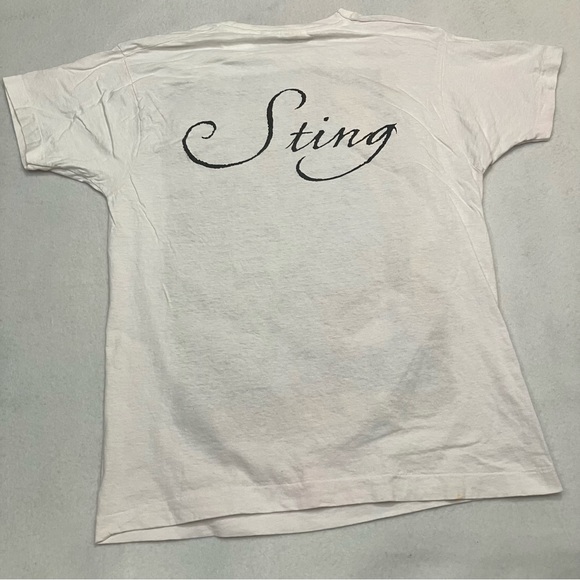 Vintage • 1991 Sting "The Soul Cages" Single Stitch T-Shirt - Picture 7 of 14